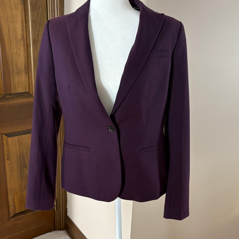 Banana Republic Deep Purple Blazer